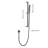 Handheld Shower With 28-Inch Slide Bar And 59-Inch Hose