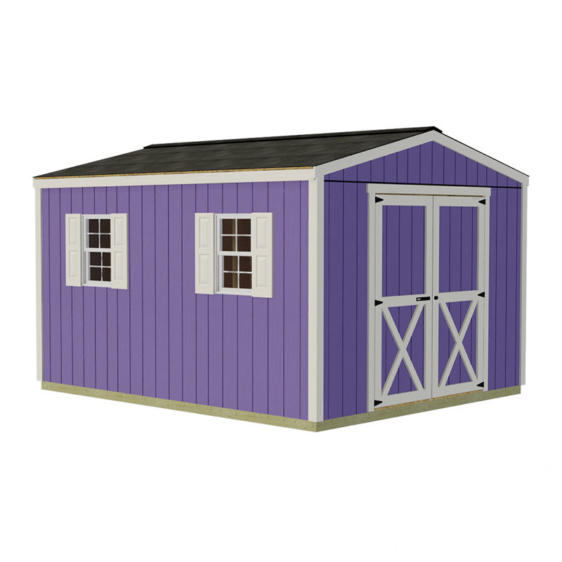 Handmade Haven(Doors Gable)10 ft. W x 12 ft. D Solid Wood Storage Shed