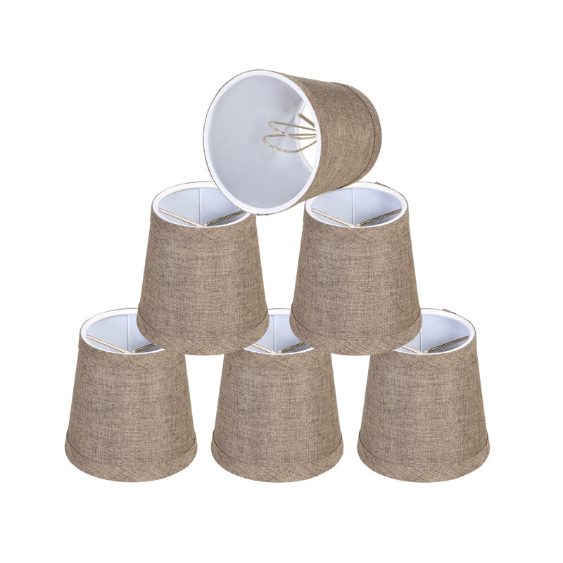 Carnearney 4'' H Burlap Empire Lamp Shade