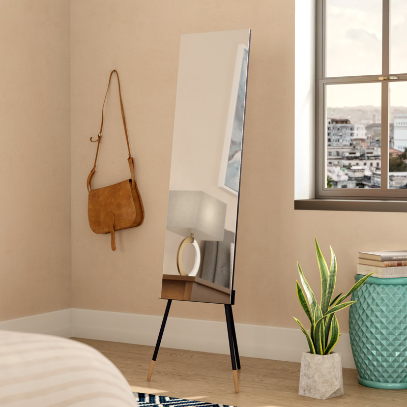 Crossman Metal Rectangle Floor Mirror