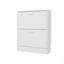 Armoire à chaussures Ozzy, 2 portes basculantes, conception mince, supports internes, style moderne-1549617519