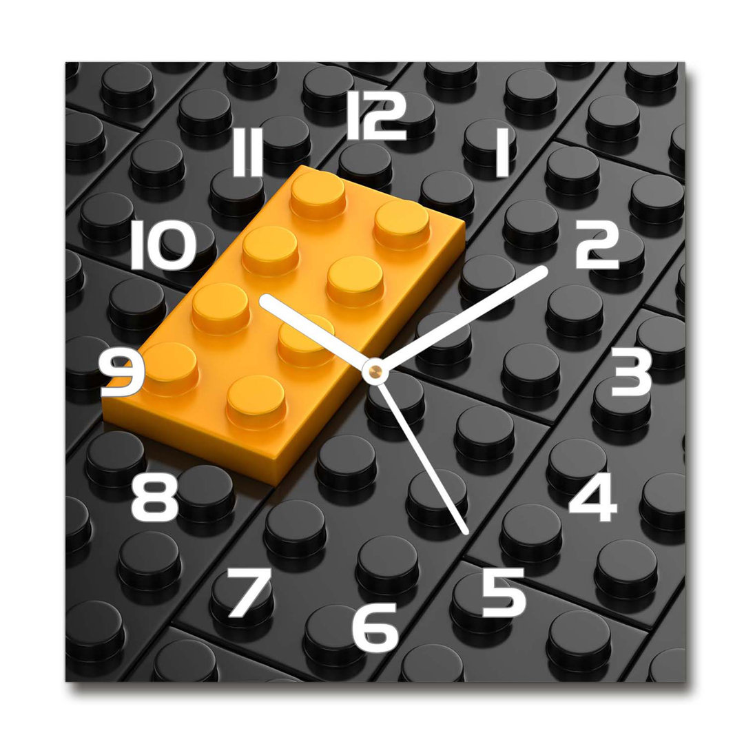 Analoge Wanduhr Lego Bricks 60 cm Geräuschlos