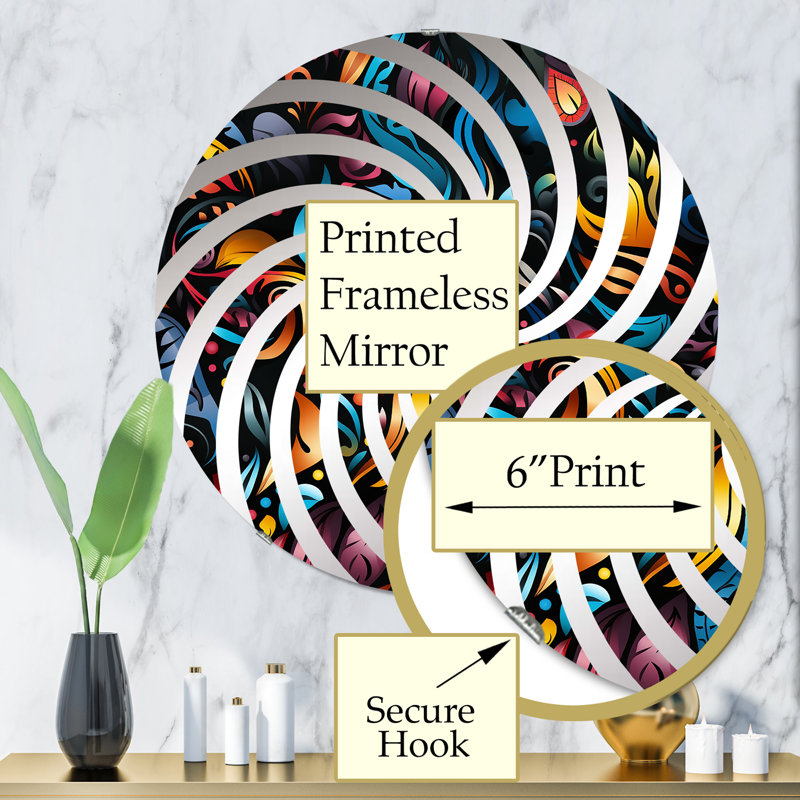 Circle Wall Mirror, 31.4" x 31.4"