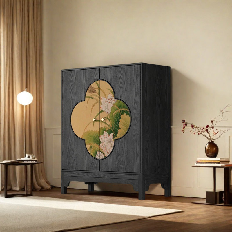 Small-Sized Home Sideboard, Black