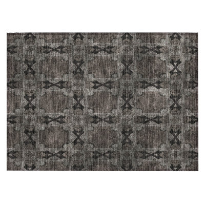 Tapis rectangulaire Eitaro avec envers antidérapant