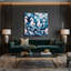 Art nautique sur toile bleu-1898711429
