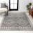 Amir Moroccan Beni Souk Gray/Cream Rug-717586115