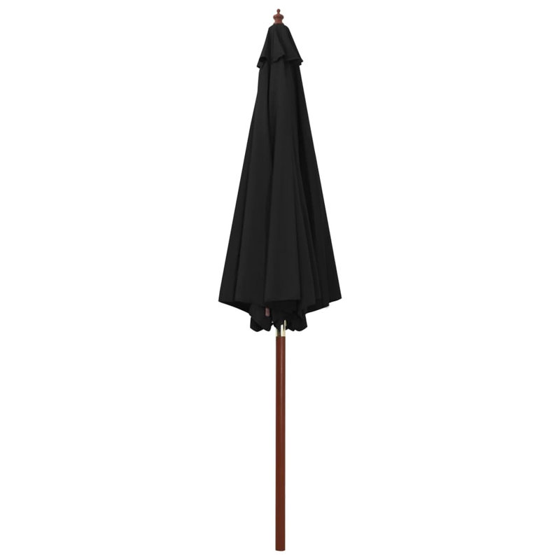 Nix 300cm Market Parasol, Black