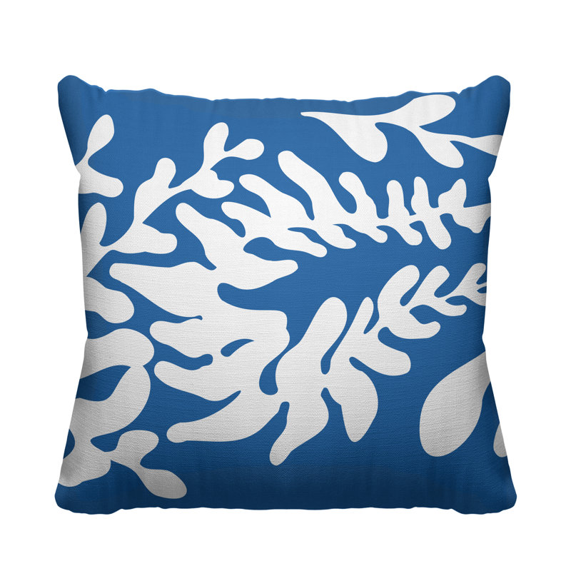 Housse et insert de coussin extérieur carré Garrison, L 15 po x H 15 po, Bleu ciel