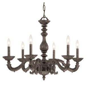 Abagail 6 - Light Dimmable Classic / Traditional Chandelier
