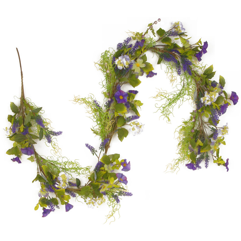 Guirlande de fleurs mauves 72 "The Holiday Aisle®