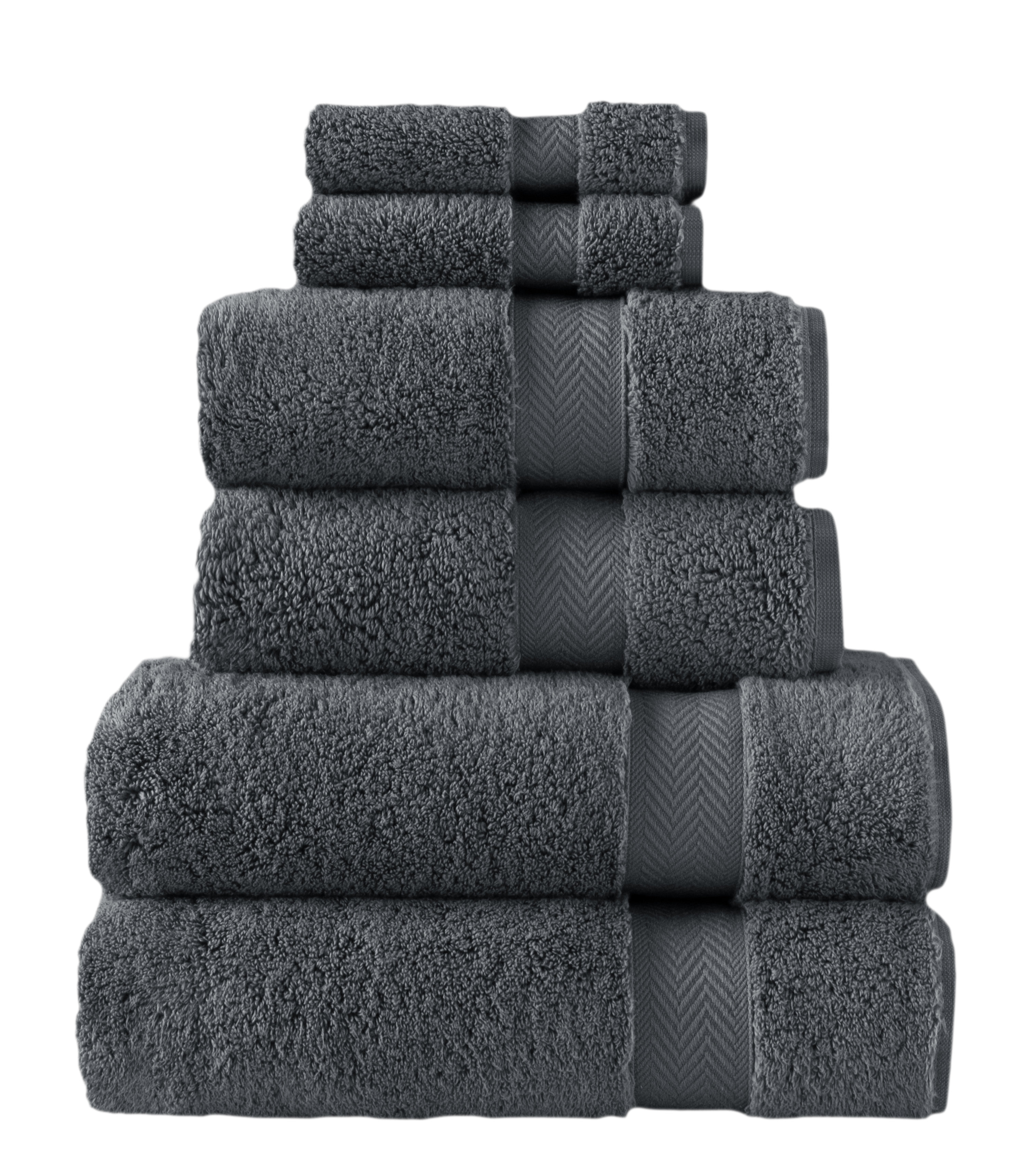 Alcott Hill® Modbury 6 Piece Turkish Cotton Towel Set by SaaSoh & Reviews | Wayfair