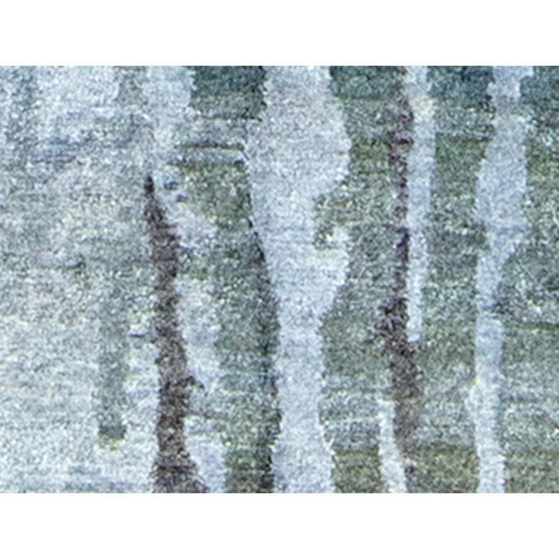 Abstract Area Rug in Brown