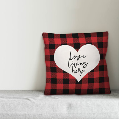 Plaid Throw Pillow