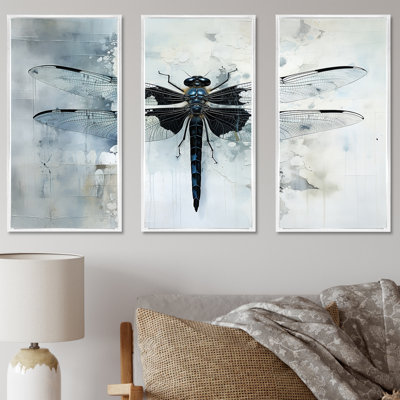 Dragonfly Elegance - Ensemble de décoration murale libellule