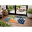 Tapis ivoire / multicolore intérieur / extérieur Palm-1724289826-1724289825
