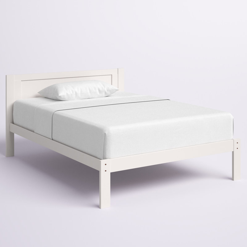 Lit plateforme Gobeil par Mack & Milo ™, Blanc, Double