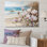 Magnolias sur la plage - reproduction sur toile