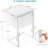 Adjustable TV Tray Table - TV Dinner Tray For Bed And Sofa, Comfortable Folding Table With 6 Height And 3 Tilt Angle Adjustments-107630966