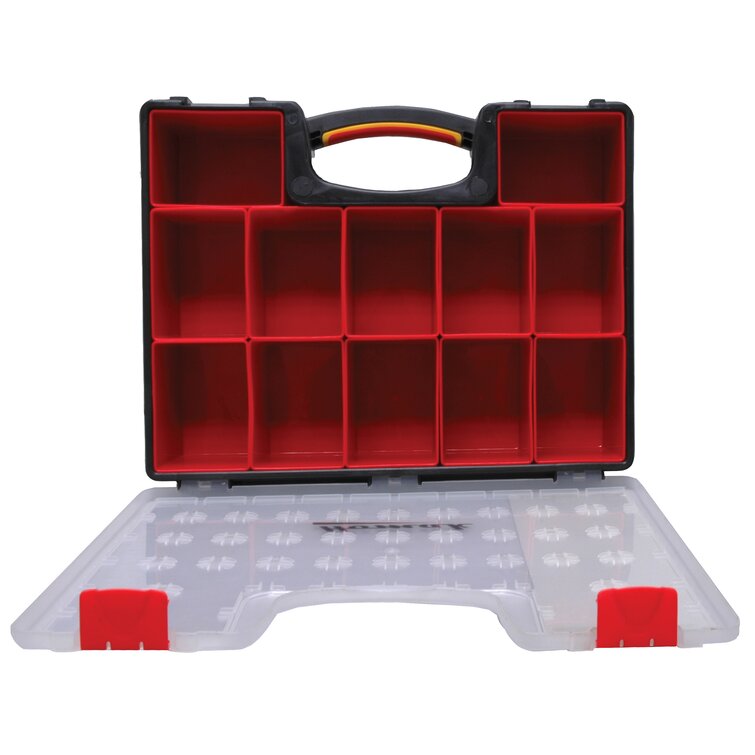 Homak Plastic Organizer with 12 Removable Bins - Wayfair Canada