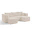 Canapé modulaire compact en velours côtelé modulaire compact avec un style minimaliste moderne-1444293519