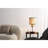 Nakuv 22.44'' Rattan and Velvet Table Lamp with USB and Outlet