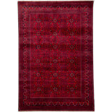 Hand-Knotted High-Quality Red Area Rug