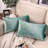 Bronzing Printed Velvet Collection Reversible Throw Pillow-1457637940