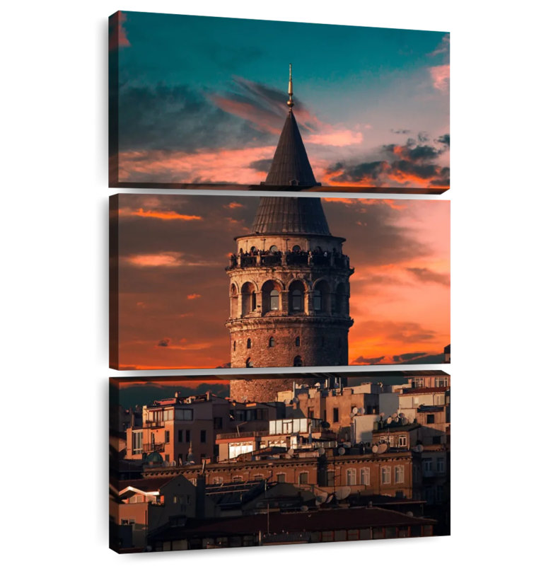 Masam Tower Of Galata, 50" H x 32" W