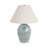 Red Barrel Studio® 24" Ceramic Jug Table Lamp, Blue With Tapered Shade
