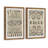 " Golden Patterns Diptych " 2 - Pieces-2114693198
