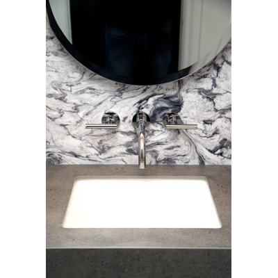 East Linear Wall Mount Bathroom Faucet