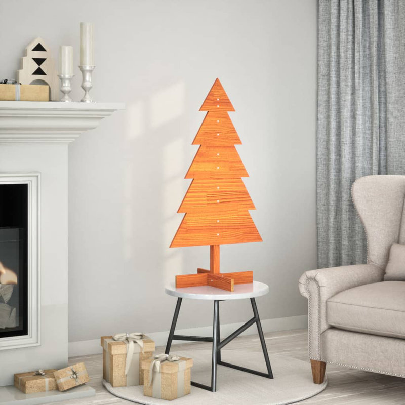 Christmas Decorative Accent, 60cm H x 36cm W x 30cm D, Wax Brown