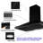 24 inches Wall Mount Range Hood Black