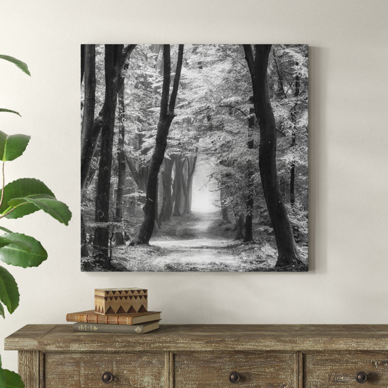 «Speuldimensions Spring BandW», reproduction d'impression sur toile tendue, H 30 po x l 30 po x P 1,5 po