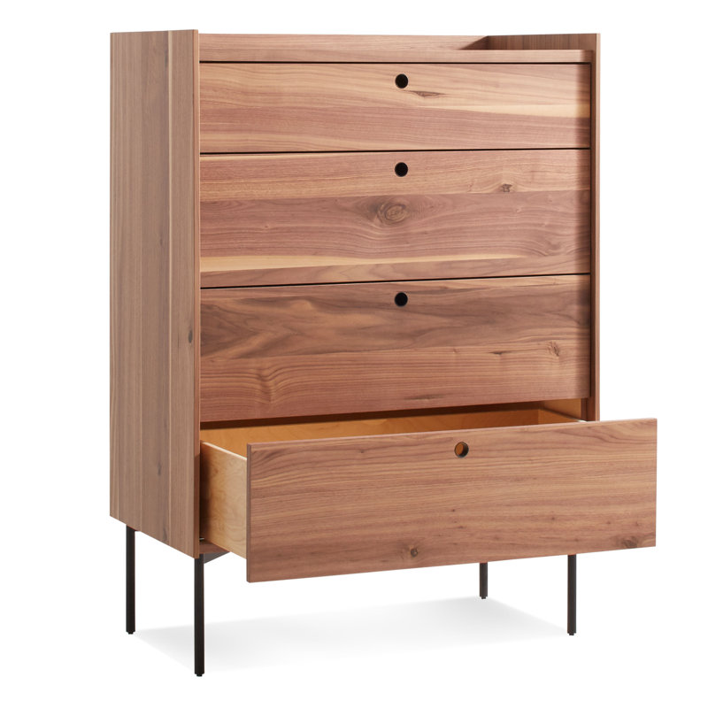 Peek 4 - Drawer Dresser, Rustic Walnut