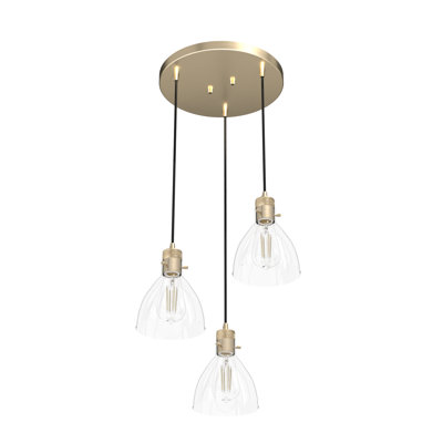 Van Nuys 3 Light Round Cluster Pendant