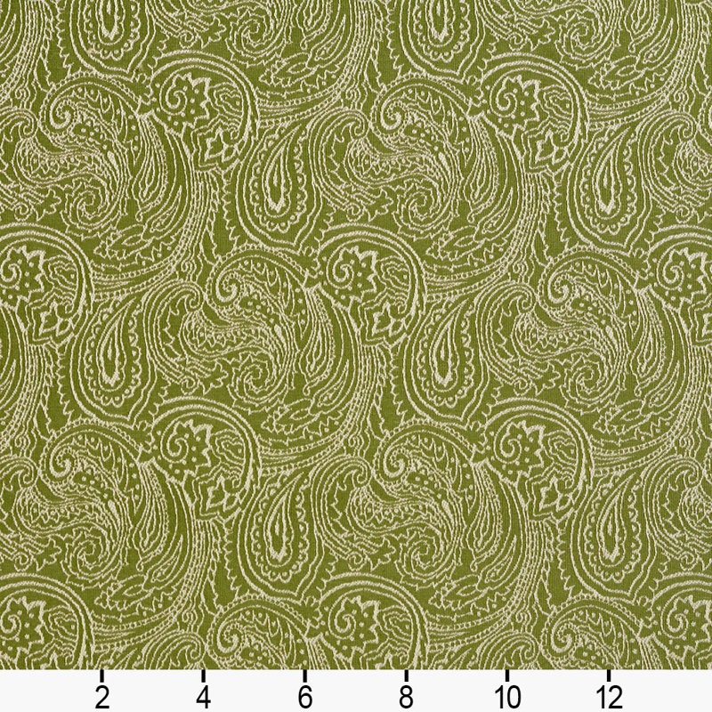 Tissu motif cachemire, Vert 2