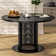 Ceballo Metal Round Dining Table Hollowout Grid Base