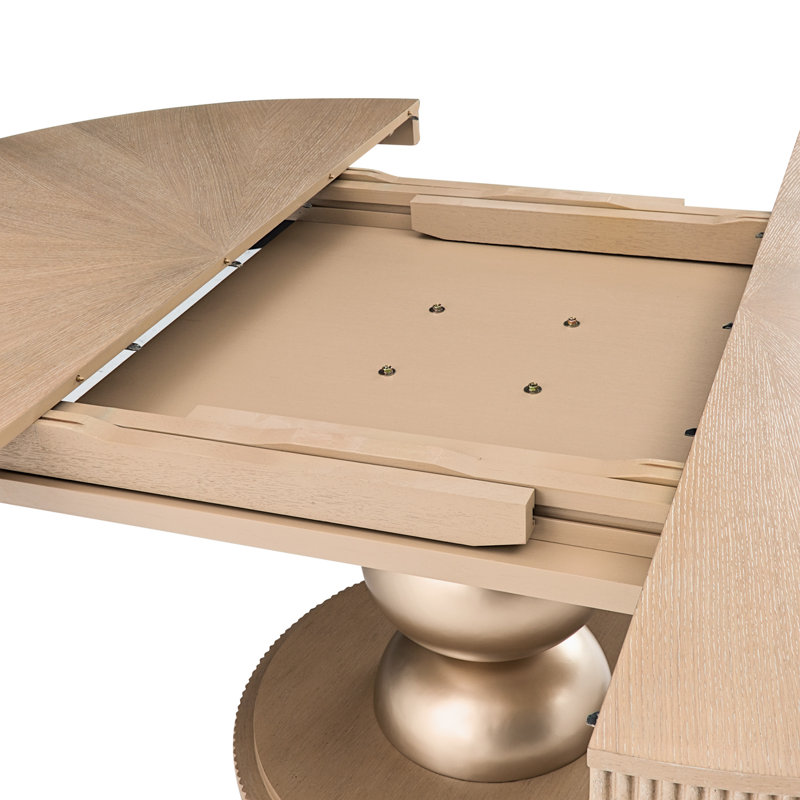 West Kensington Oval Dining Table, Medium Yellow Wood