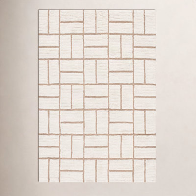 Volla Hand-Woven Striped Wool Rug
