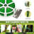 Cucumber Trellis 2 Pack, Foldable A-Frame Garden Trellis For Raised Bed Garden Grow Support With Plant Support Clips, Twist Ties, Plastic Ties, For Cucumber,Tomato, Climbing Plants And Flowers