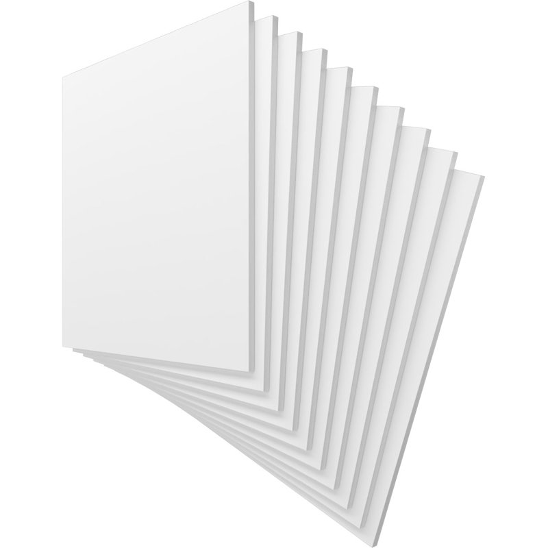 PVC Hobby Boards, 23.75" H  x 23.75" W  x 0.5" D