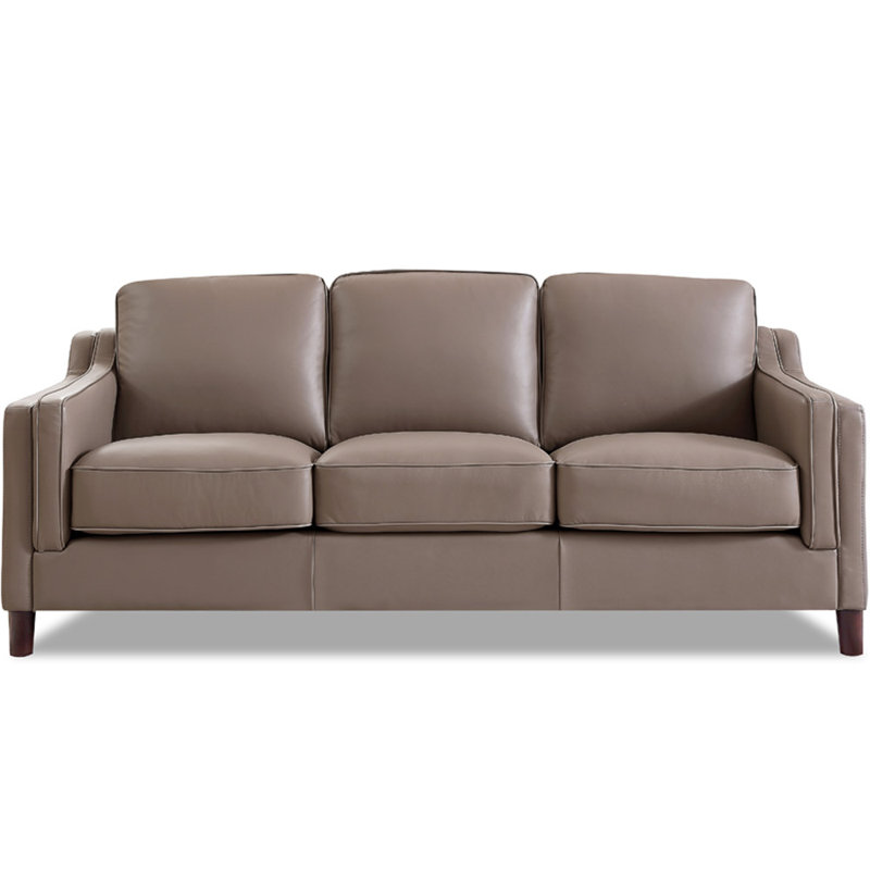 Pearlena Upholstered 84'' Sofa, Taupe
