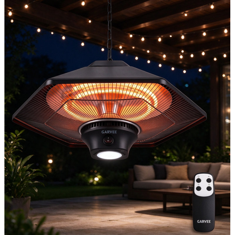 GarveeTech -1 BTU Electric Ceiling-Mounted Space Heater
