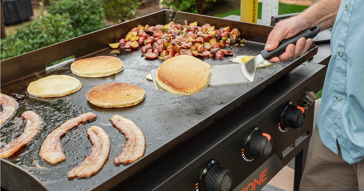 Burner Flat Top Blackstone Grill Gas Griddle Cooking Station