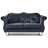 Cozy Transitional Flared Arm Loveseat-1238582040