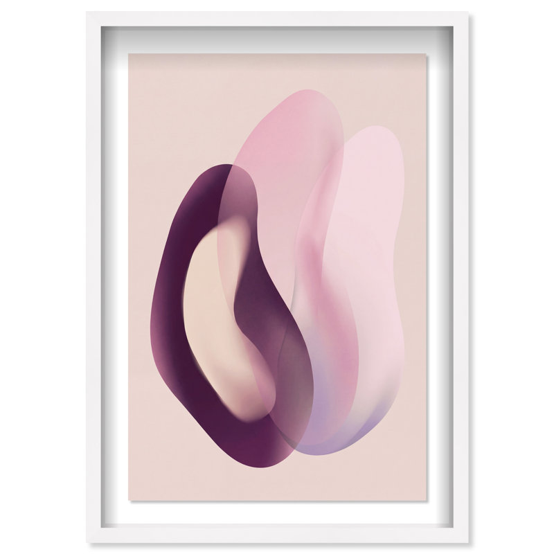 Soft Love Print by Oliver Gal, 25.5"H x 17.5"W, White Shadowbox