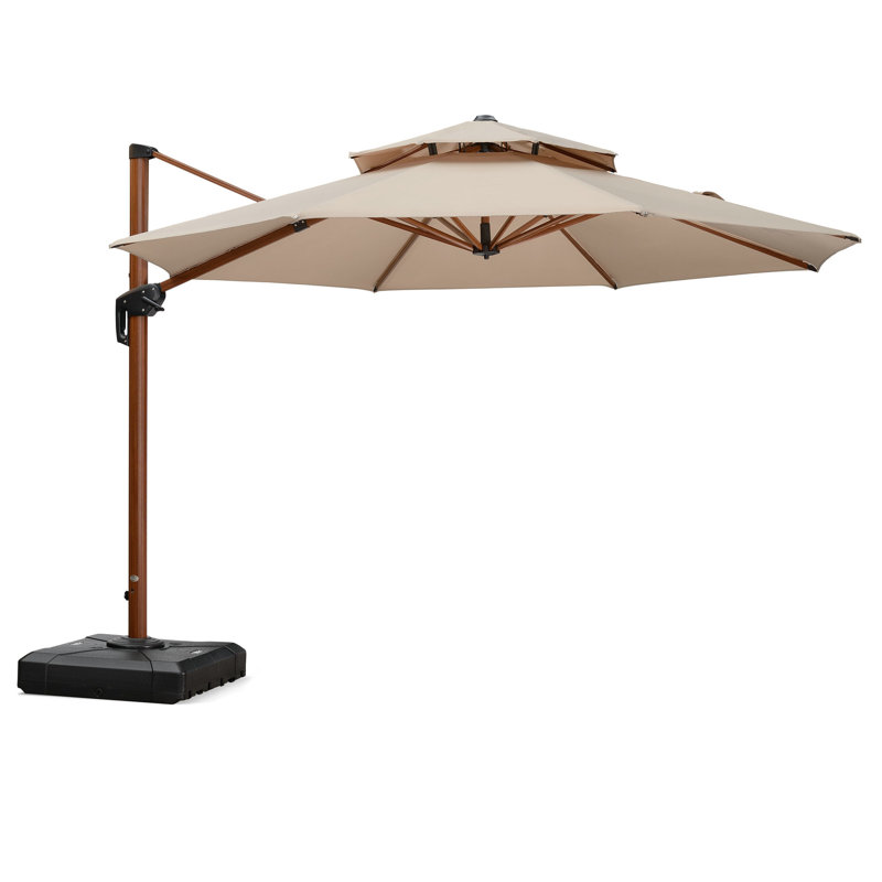 Vogt 132'' Cantilever Umbrella, Beige