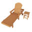 Chaise longue simple inclinable avec table Laguna-88382408